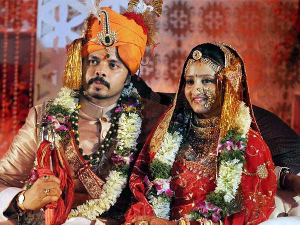 ராஜகுமாரியைக் கைப்பிடித்த ஸ்ரீசாந்த்