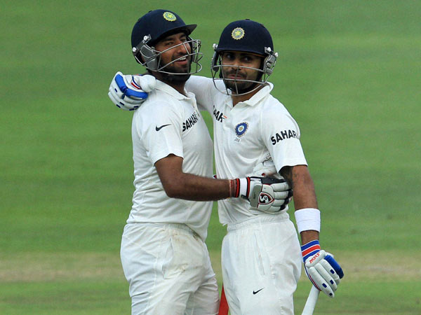 நிலைத்த புஜரா- கோஹ்லி