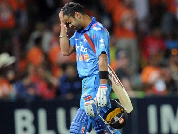 2 ரன்கள் எடுத்த கோஹ்லி 2 ரன்கள் எடுத்த கோஹ்லி