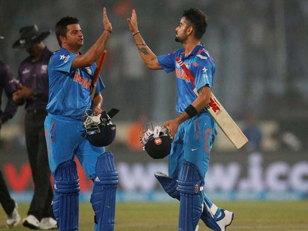 கோஹ்லி 36, ரெய்னா 35 ரன்கள்..