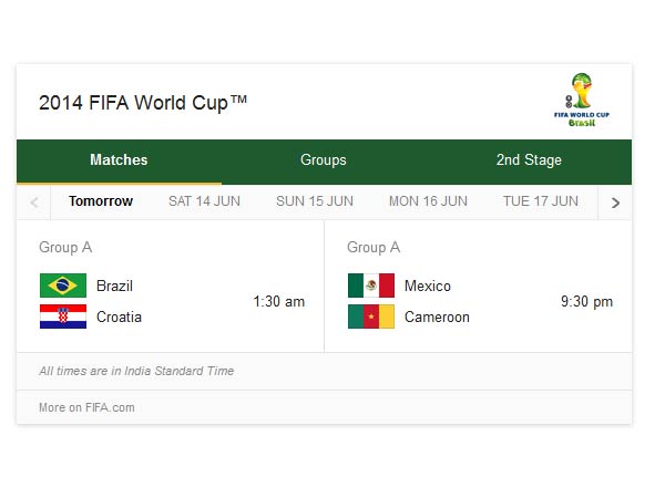 ஒரு 'கிளிக்கில்' உலக கோப்பை