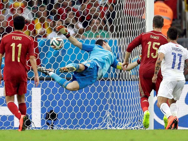 Defending champions Spain crashed out of the World Cup 