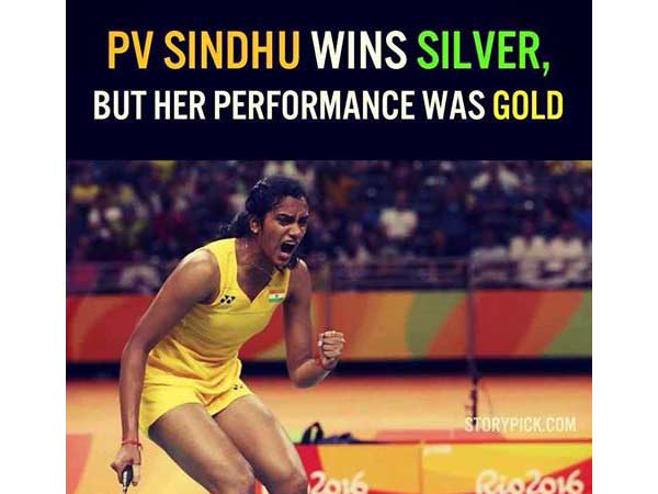 Social Medias on Sindhu's Silver