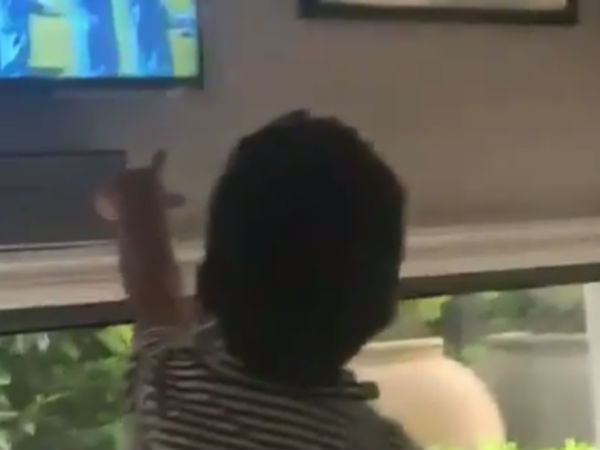  தவான் மகனின் வீடியோ 