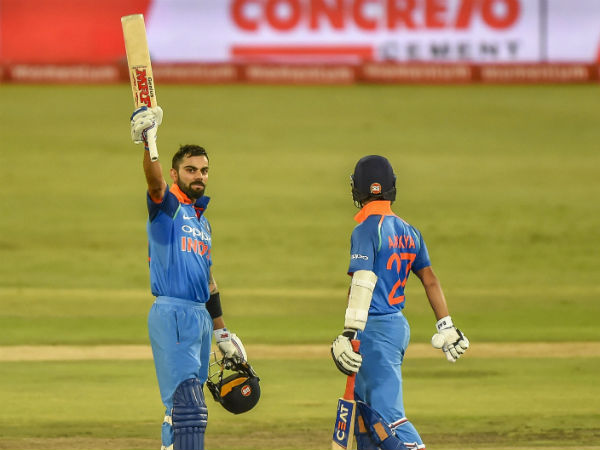 சாதனை வீரர் கோஹ்லி 