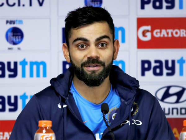 குரல் கொடுத்தார் கோஹ்லி