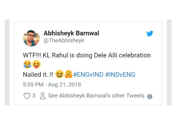 Rahuls Dele belle celebration goes viral 
