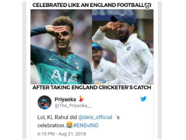 Rahuls Dele belle celebration goes viral 