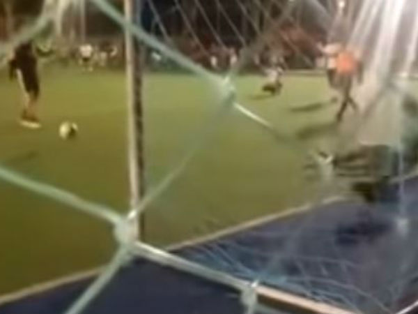 நாயை பார்த்து சிரித்த மக்கள்