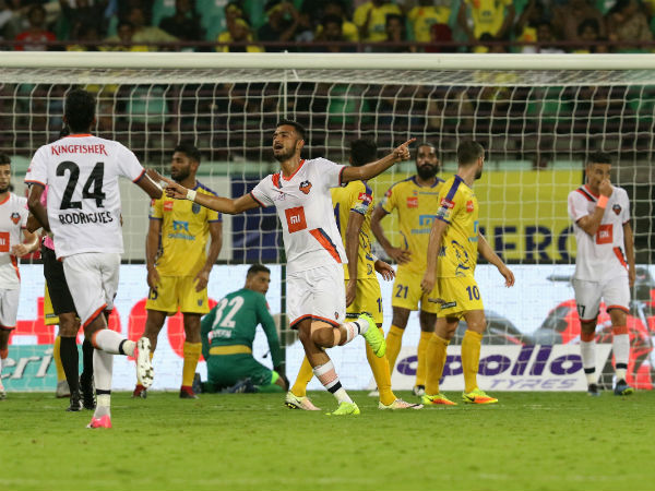 ISL 2018 - Goa FC vs Kerala Blasters FC match result