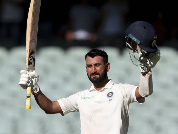 பொறுப்பாக சதம் அடித்த புஜாரா