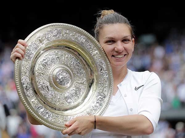 Wimbledon Tennis .. Simona beats Serena Williams and win Wimbledon title 