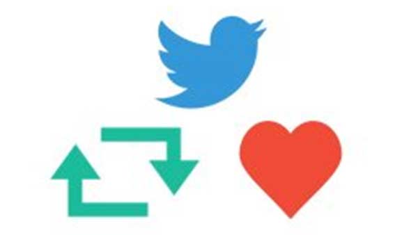 ரீ-ட்வீட், லைக், ஹேஷ்டேக்