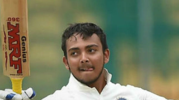 ப்ரித்வி ஷா நிலை