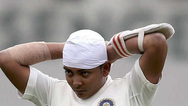 ப்ரித்வி ஷா 2ஆம் இடம்