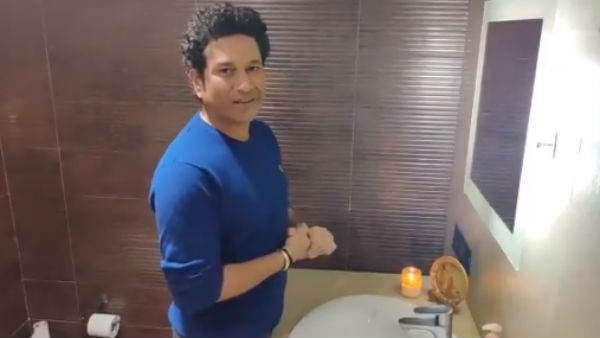 Sachin Tendulkar Joins WHOs Safe Hands Challenge Sachin Tendulkar Joins WHOs Safe Hands Challenge
