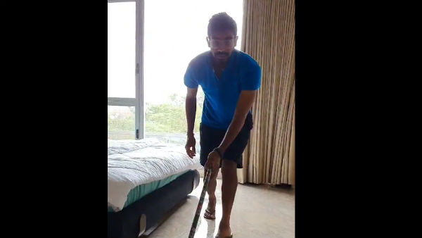 முடி வெட்டி விட்ட அனுஷ்கா 