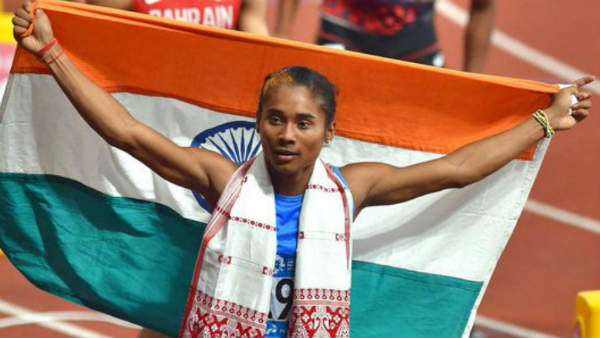 தடகள வீராங்கனை ஹிமா தாஸ் 