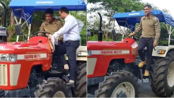 அனுபவித்து வரும் தோனி