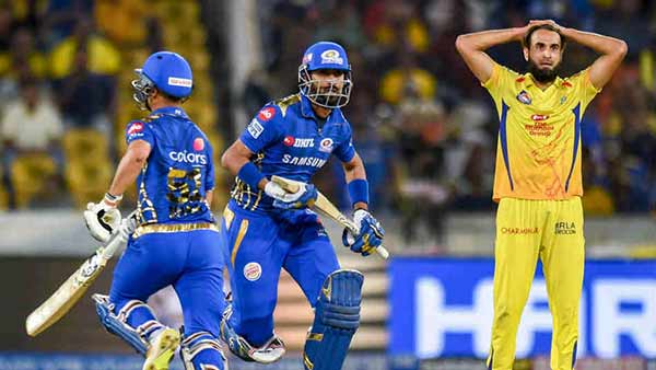 மும்பை - சிஎஸ்கே மும்பை - சிஎஸ்கே