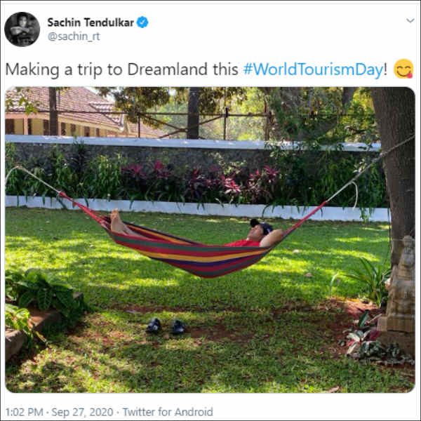 Sachin Tendulkar celebrated World Tourism Day in an innovative way 