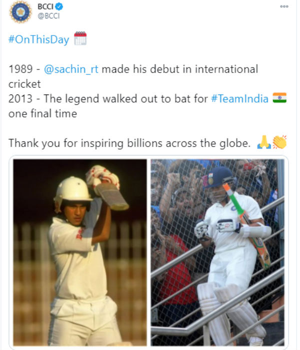 நினைவு கூர்ந்த பிசிசிஐ 