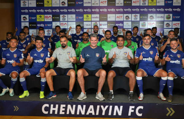 சென்னையின் எஃப்சி அணி அறிவிப்பு 