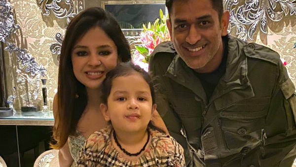 Sakshi Dhoni Celebrates 32nd Birthday With MS Dhoni, Ziva 
