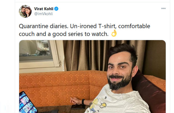 விராட் கோலி ஆசுவாசம் 