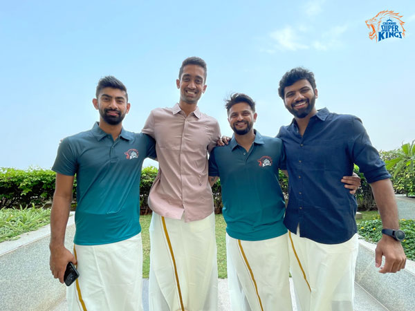 கொண்டாடிய சிஎஸ்கே வீரர்கள் 