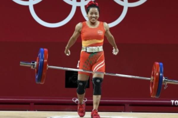 பதக்கம் வென்ற மீராபாய் 