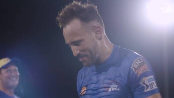 CSK vs MI IPL 2021 Faf Du Plessis joins CSK squad