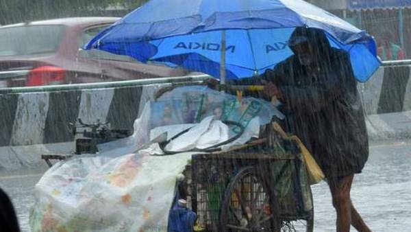 வெளுத்து வாங்கிய மழை