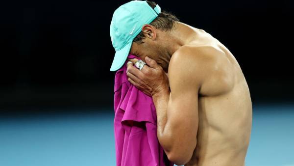 கதறி அழுத நடால் 