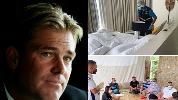 வார்னேவுடன் இருந்த 3 பேர்