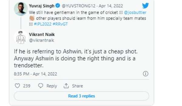 யுவ்ராஜின் ட்வீட் 