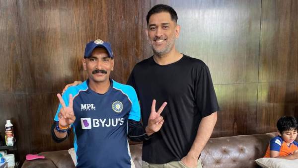 தோனியுடன் சந்திப்பு