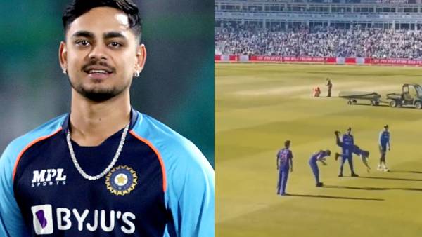 Ishan kishans video of jump failure video getting trending on Internet Ishan kishans video of jump failure video getting trending on Internet