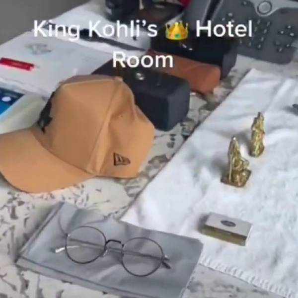 கோலியின் ஹோட்டல் அறை