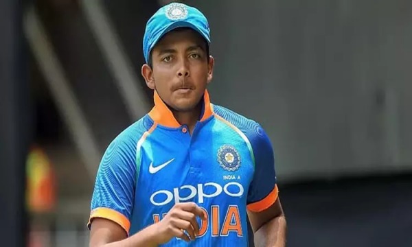 பிரித்வி மீதான சர்ச்சை 