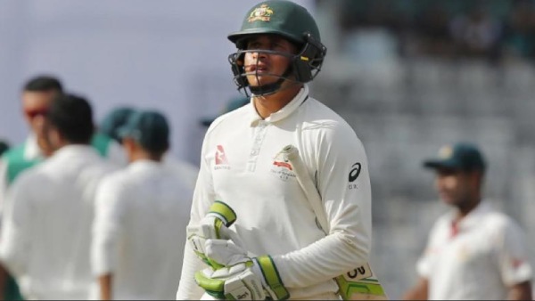 உஸ்மான் கவாஜா ஆட்டமிழப்பு