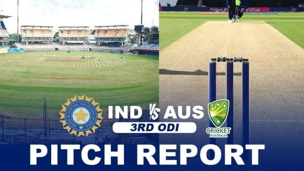 Ind vs aus 3rd odi - chennai chepauk pitch condition and report 