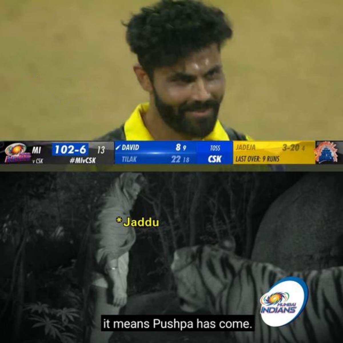 Stunning Memes of Chennai Super kings bowling against Mumbai Indians in IPL 2023