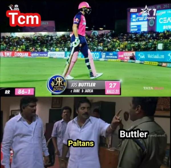 IPL 2023: Stunning Memes from Social media after RR beat CSK by 32 runs 