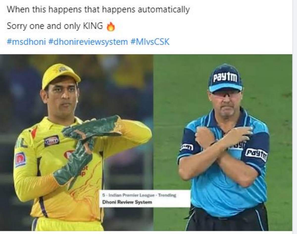 Stunning Memes of Chennai Super kings bowling against Mumbai Indians in IPL 2023