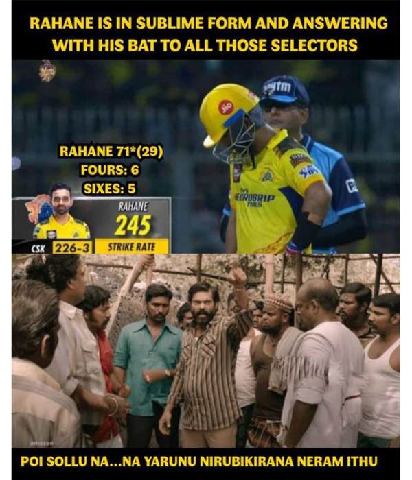 IPL 2023: Chennai Fans created stunning memes After CSK won against KKR by 49 runs 