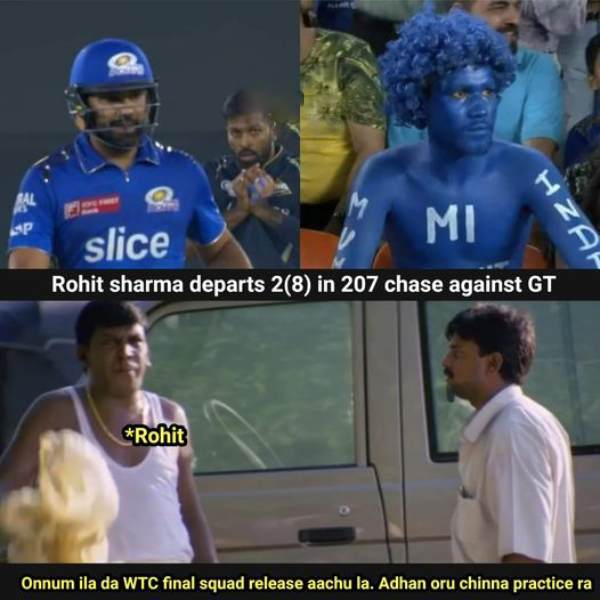 Stunning memes from social media after Gujarat Titans beat Mumbai Indians by 55 Runs 