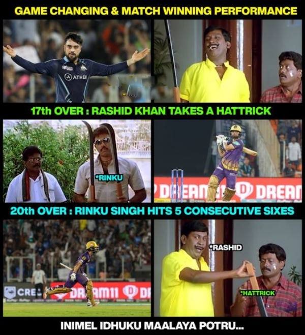 Fans created Stunning Memes after KKr beats Gujarat and SRH beats Punjab in IPL 2023 