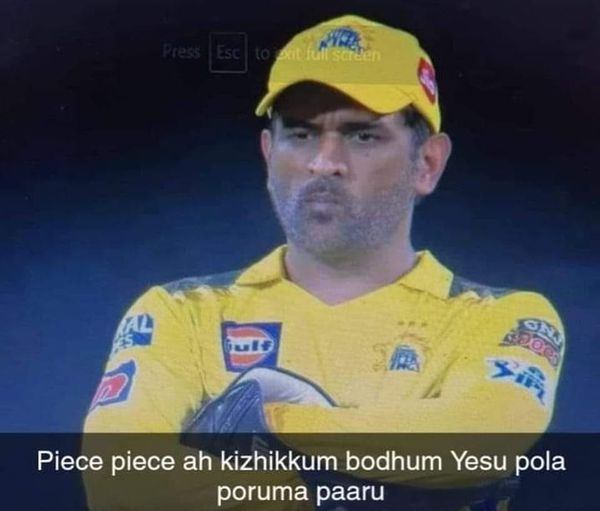 IPL 2023: Stunning Memes of Fans after CSK won by 8 Runs against RCB at Chinnaswamy Stadium 
