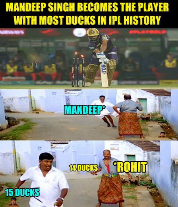 Stunning Memes from Social Media after KKR beat RCB by 81 Runs in IPL 2023 